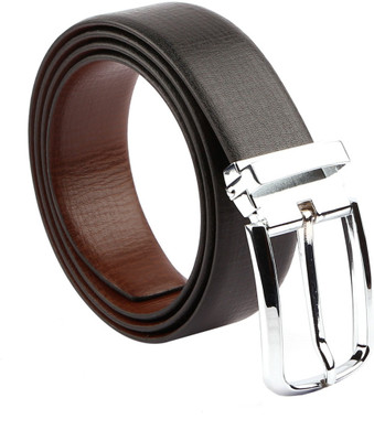 

BW Men Formal Black Genuine Leather Reversible Belt