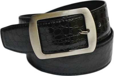 

Skyways Men Evening/Party, Casual Black Artificial Leather Belt, Blk-02