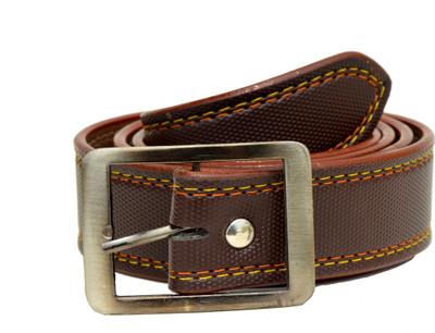 

Tiwari Collection Men Brown Artificial Leather Belt