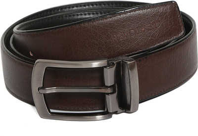 

Revolver Men Brown Genuine Leather Reversible Belt