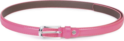 

Buckle Up Women Pink Artificial Leather Belt