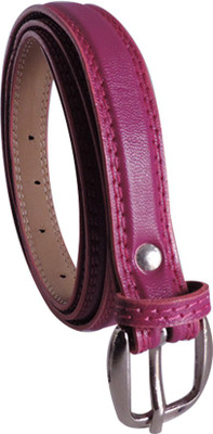 

Elligator Women Casual, Formal, Party Maroon Artificial Leather Belt, Maroon-01