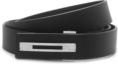 

Louis Philippe Men Black Metal Belt
