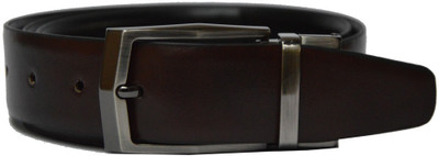 

Dennison Men Evening, Formal Brown, Black Genuine Leather Reversible Belt, Black;brown