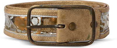 

Baggit Women Casual White Synthetic Belt, Transparent