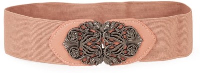 

Crux & Hunter Women Beige Artificial Leather Belt, Beige-68