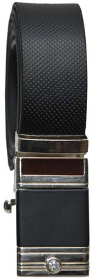

Sondagar Arts Men Formal Black Genuine Leather Belt, Black1