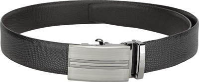 

Teakwood Men Formal Black Genuine Leather Belt