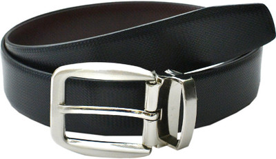 

Leather Hub Men Formal Black, Brown Artificial Leather Reversible Belt
