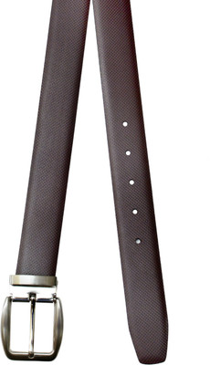

Pacific Gold Men Formal Black Artificial Leather Reversible Belt, Black;brown