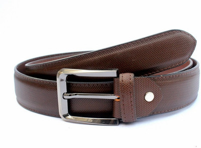 

Tops Men Formal Brown Genuine Leather Belt
