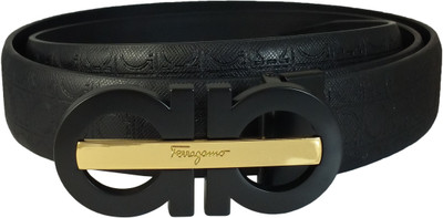 

Ammvi Creations Men Black Artificial Leather Belt