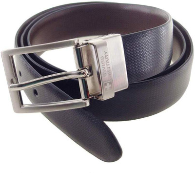 

OODI Men Black Genuine Leather Belt