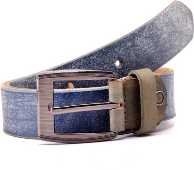 

Junckers Men Formal, Casual, Party, Evening Blue Genuine Leather Belt