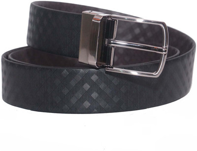 

PRUG Men Formal Black Genuine Leather Reversible Belt