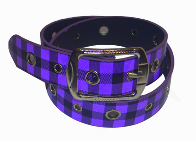 

Hedgehog Men Casual, Party Purple, Black Synthetic Belt, Black;purple