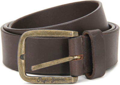 

Pepe Jeans Men Brown Genuine Leather Belt