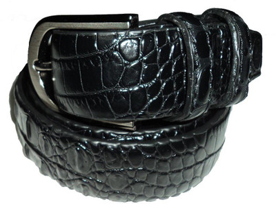 

Mode Boys Casual, Formal Black Genuine Leather Belt, Black-78