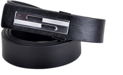 59% OFF on Drakemen Men Formal Black Genuine Leather Belt