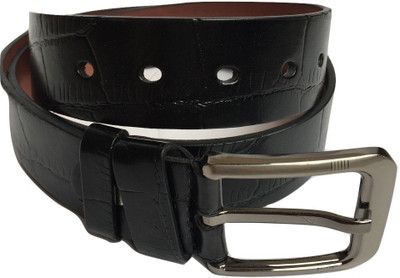

greenbee Men Black Synthetic Belt