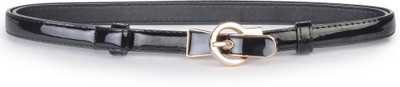 

Buckle Up Women Black Artificial Leather Belt