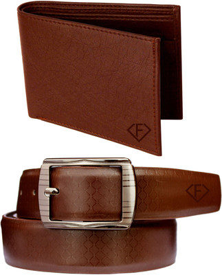 

Fashius Men Brown Artificial Leather Belt, Brown-01