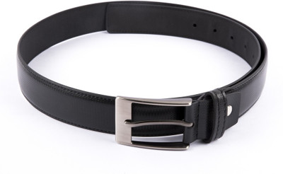 

Leather Hub Men Formal Black Synthetic Reversible Belt