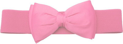 

Stylehoops Girls Casual Pink Artificial Leather Belt