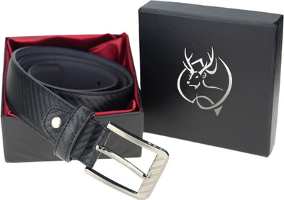 

Zeva Men Casual, Formal, Party Black Genuine Leather Belt