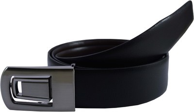 

Global Leather Boys Formal, Casual, Party, Evening Black, Brown Genuine Leather Reversible Belt