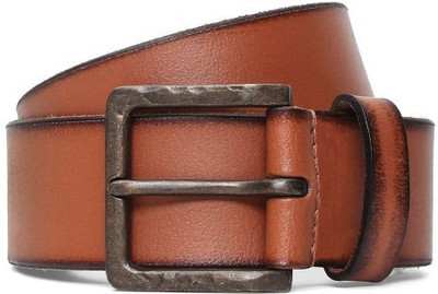 

Brune Men Tan Genuine Leather Belt
