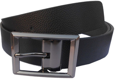 

AGD Men Formal Black Genuine Leather Belt