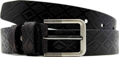 

RAZA Men Casual Black Genuine Leather Belt