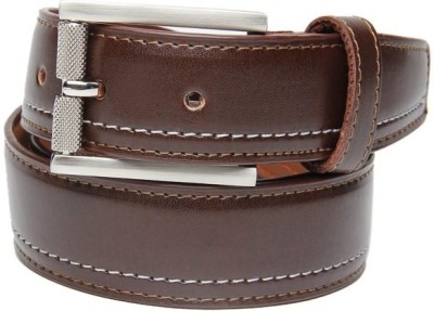 

Walletsnbags Men Formal Brown Texas Leatherite Belt, B 39-br