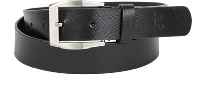 

Kosher Men Casual Black Genuine Leather Belt