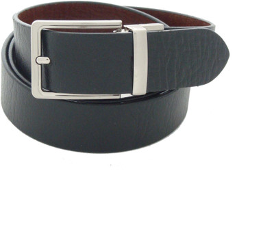 

SFA Men Formal Black Genuine Leather Reversible Belt, Blackandbrown578