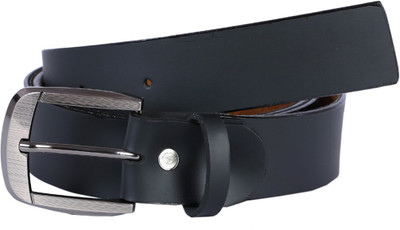 

Hardys Men Casual Black Genuine Leather Belt