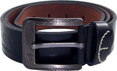 

Els Men Casual, Formal Black Artificial Leather, Synthetic Belt