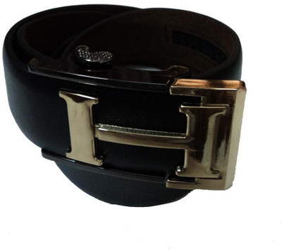 

Mode Boys Casual, Formal Black Genuine Leather Belt, Black-20
