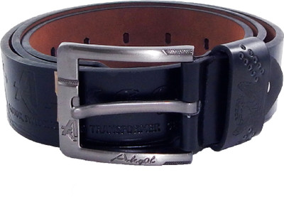 

Els Men Casual, Formal Black Artificial Leather, Synthetic Belt