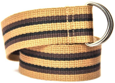 

Anekaant Boys Casual Beige Fabric Belt