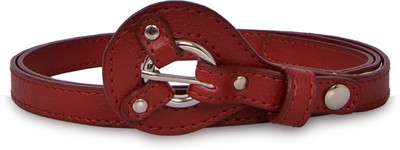 

Baggit Women Casual Red Synthetic Belt