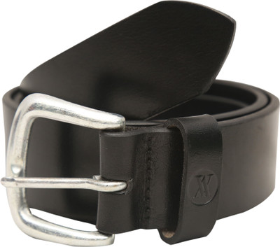 

Viari Men Casual Black Genuine Leather Belt