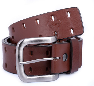 

Bull Garments Men Casual Brown Genuine Leather Belt
