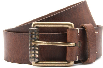 

WAC Men Brown Belt, Dark tan