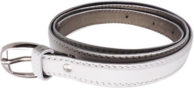 

Shopping Store Girls White Genuine Leather Belt