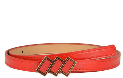

Tiekart Women Casual Red Metal Belt