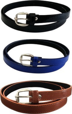 

Nagar Enterprises Women Casual Multicolor Artificial Leather, Fabric Belt, Multicolor-929