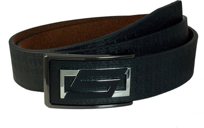 

Ammvi Creations Men Casual Black Artificial Leather Belt