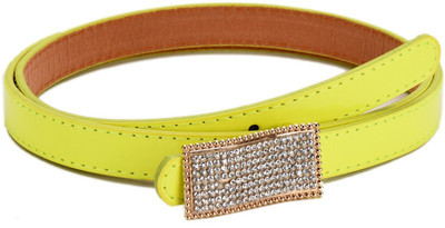 

Tiekart Women Casual Yellow Synthetic Belt